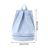 Women's Waterproof Beach Backpack with Wet Dry Separation