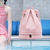 Women's Swimming Bag Wet Dry Separation Beach Backpack