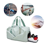 Fitness Gym Bag with Shoe Compartment Waterproof Duffel