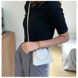 Fitshinling PU Mini Purse Chain Small Bags Female Faux Leather Summer Lady Bag