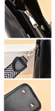 Fitshinling PU Women's Bag Butterfly Pendant Purse Female Faux Leather