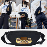 Pugs Waist Bag Sports Phone Bag Gym Chest Bag Crossbody Shoulder Bag