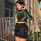 Hip-Hop Waist Bag Bullet Chest Bag Chain Belt Pocket G126