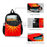 Flag Of Macedonia Outdoor Hiking Backpack Waterproof Travel Politics
