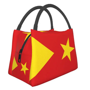 Tigray Region Flag Lunch Tote Bag Ethiopia Insulated Thermal Cooler