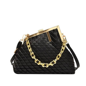 Flake Handbag Clip Shoulder Purse Woman Bags Clutch Bag