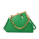 Flake Handbag Clip Shoulder Purse Woman Bags Clutch Bag
