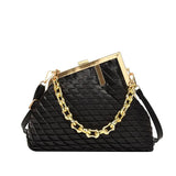 Flake Handbag Clip Shoulder Purse Woman Bags Clutch Bag