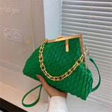 Flake Handbag Clip Shoulder Purse Woman Bags Clutch Bag