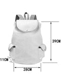 Flamingo Queen Drawstring Backpack Bag