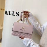 Diamond Lattice Crossbody Bag for Women Leisure Handbags