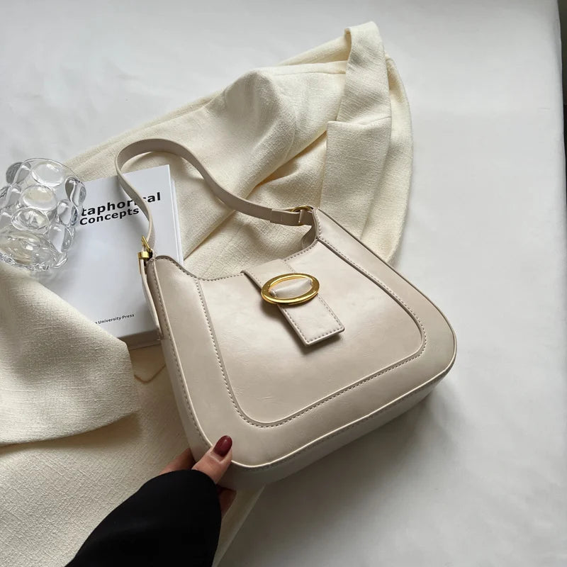 Flap Crossbody Bags For Women Winter Small PU Leather Shoulder Bag