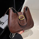 Flap Crossbody Bags For Women Winter Small PU Leather Shoulder Bag