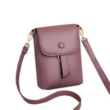 Mini PU Leather Shoulder Bag for Women Crossbody Phone Purse Handbag