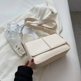 Women's PU Leather Flap Crossbody Bag