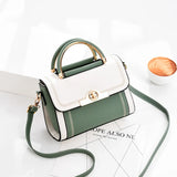 Flap Leather Crossbody Bag for Women Vintage Style