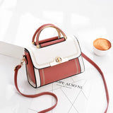 Flap Leather Crossbody Bag for Women Vintage Style