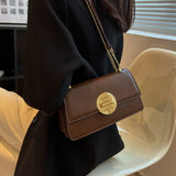 Retro Chain Shoulder Bag for Women, Small Square Crossbody Bag