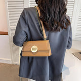 Retro Chain Shoulder Bag for Women, Small Square Crossbody Bag