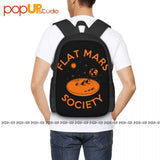 Flat Mars Society Backpack Large Capacity Travel Softback