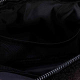 Plush Fleece Hip Bag with Zipper Pocket