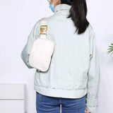 Plush Crossbody Bag Zipper Pocket Adjustable Strap Fanny Pack Waist Pack