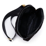Plush Waist Bag Zipper Pocket Women Shoulder Bag for Outdoor Sports
