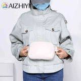 Fleece Waist Belt Bag Zipper Pocket Women Crossbody Bag for Outdoor Sports