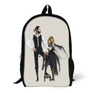 Vintage Retro 17" Shoulder Backpack for Schools Rumours Blanket