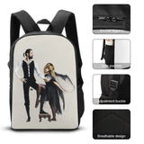 Vintage Retro 17" Shoulder Backpack for Schools Rumours Blanket
