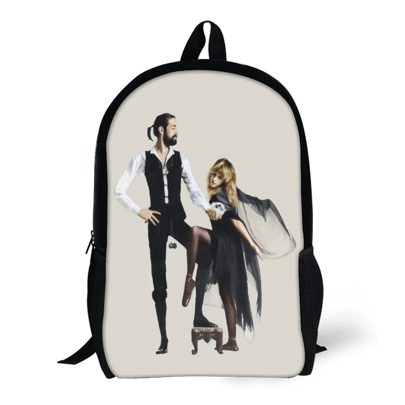 Vintage Retro 17" Shoulder Backpack for Schools Rumours Blanket