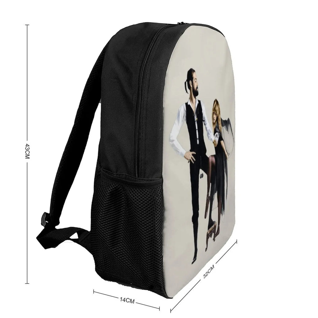 Vintage Retro 17" Shoulder Backpack for Schools Rumours Blanket