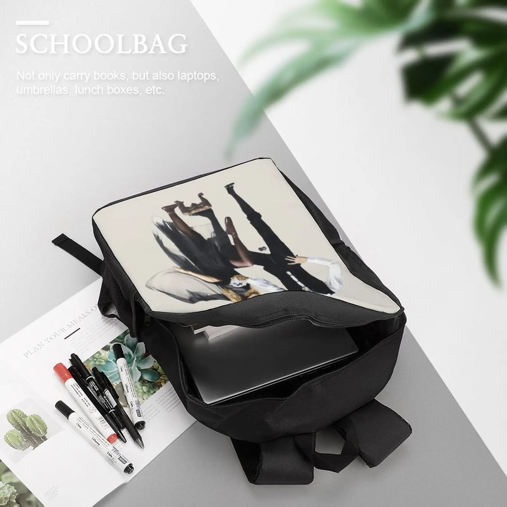 Vintage Retro 17" Shoulder Backpack for Schools Rumours Blanket
