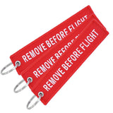 Embroidery Bag tag w/ Keyring Key chain for Travel Luggage Label 3PC/LOT