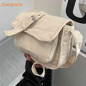 Rhombus Pattern Shoulder Bag Women's Crossbody Satchel