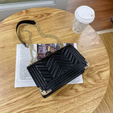 Embroidered Thread Shoulder Bag Small Handbag