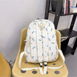 Floral Backpack Women Sweet Mori-girl School Bag Waterproof Large Capacity