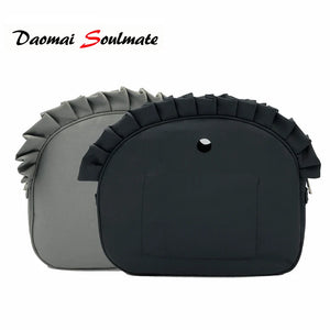 Floral Border Insert Zipper Pocket for Omoon Obag