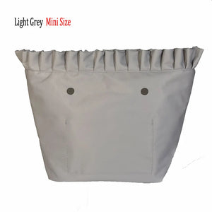 Floral Border Waterproof Lining Inner Zipper Pocket For O Bag Mini