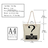 Floral Eiffel Tower Tote Bag Eco Friendly Handbag
