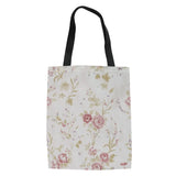 Floral 3D Printing Student Book Bag Canvas Shoulder Pocket Ladies Grocery Bag