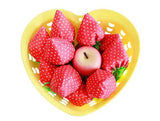 Floral Reusable Grocery Bag Large Strawberry Shopping Tote