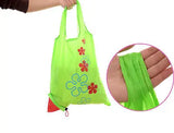 Floral Reusable Grocery Bag Large Strawberry Shopping Tote