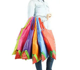 Floral Reusable Grocery Bag Large Strawberry Shopping Tote