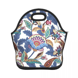 Floral Lunch Bags for Women Girls School Lunch Box Food Fruits Drinks Organizer