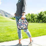 Floral Lunch Bags for Women Girls School Lunch Box Food Fruits Drinks Organizer