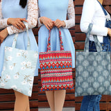 Floral Printed Casual Tote Large Capacity Female Handbags