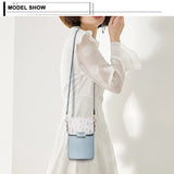 Floral Printed Women Leather Shoulder Bag Casual Crossbody Flap Bags
