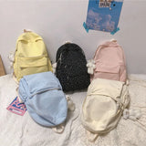 Floral School Backpack Waterproof Nylon Travel Large Capacity Backpacks for Teen