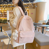 Floral School Backpack Waterproof Nylon Travel Large Capacity Backpacks for Teen